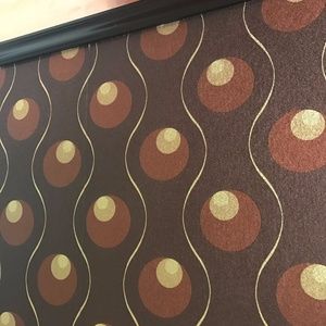 YORK MARTINI BLING ART DECO WALLPAPER Set of 2 rolls NWT